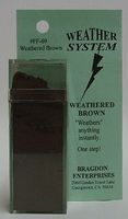 Brag 2oz. Large Weathering Color Weathered Brown Hobby and Model Paint Supply #69