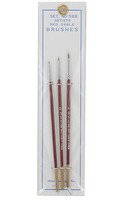 Brushes Atlas Brush #58B- 10/0,5/0,0 Red Sable Detailing Brushes (3) Brushes Atlas Brush #58B- 10/0,5/0,0 Red Sable Detailing Brushes (3)