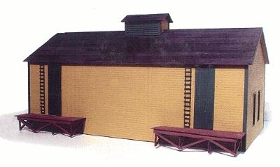 Branchline Trackside Structures - Ice House Kit O Scale Model Railroad Building #481