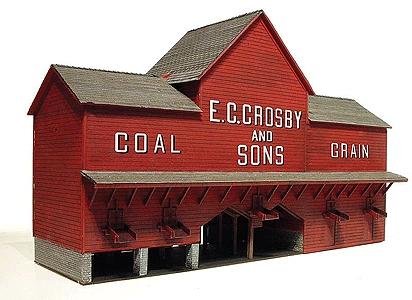 Branchline Crosby Coal Laser-Art Kit O Scale Model Railroad Building #494
