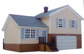 Branchline Split Level Home Laser Art Kit HO Scale Model Railroad Building #612 Branchline Split Level Home Laser Art Kit HO Scale Model Railroad Building #612