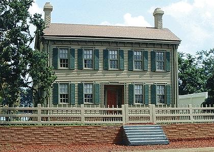 Branchline The Lincoln House Laser-Cut Wood Kit HO Scale Model Railroad Building #626