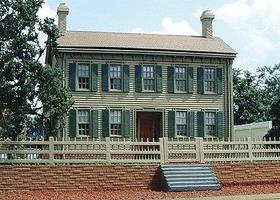 Branchline The Lincoln House Laser-Cut Wood Kit HO Scale Model Railroad Building #626 Branchline The Lincoln House Laser-Cut Wood Kit HO Scale Model Railroad Building #626
