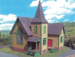 Branchline Laser Art Structure Kits Church HO Scale Model Railroad Building #642 Branchline Laser Art Structure Kits Church HO Scale Model Railroad Building #642