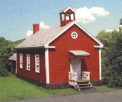 Branchline Schoolhouse Laser-Art Kit 3 x 9 x 4'' HO Scale Model Railroad Building #644 Branchline Schoolhouse Laser-Art Kit 3 x 9 x 4'' HO Scale Model Railroad Building #644