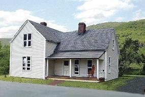 Branchline Farmhouse Original Version Without Gingerbread Trim HO Scale Model Railroad Building #653 Branchline Farmhouse Original Version Without Gingerbread Trim HO Scale Model Railroad Building #653