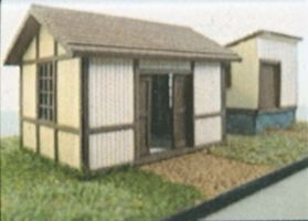 Branchline Small Freight House/Baggage Building #1 Set Kit HO Scale Model Railroad Building #655 Branchline Small Freight House/Baggage Building #1 Set Kit HO Scale Model Railroad Building #655