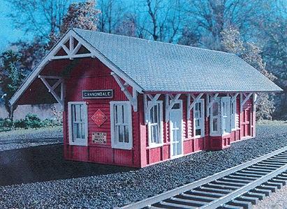 Branchline Cannondale Train Station Kit HO Scale Model Railroad Building #661