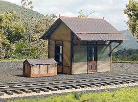 Branchline Flag Stop Station Kit (2-1/2 x 3 x 2'') HO Scale Model Railroad Building #662 Branchline Flag Stop Station Kit (2-1/2 x 3 x 2'') HO Scale Model Railroad Building #662