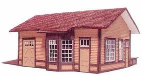 Branchline Laura Station Measures Laser Art Structure Kit HO Scale Model Railroad Building #668 Branchline Laura Station Measures Laser Art Structure Kit HO Scale Model Railroad Building #668