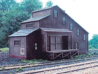 Branchline Flour Mill Laser Art Kit HO Scale Model Railroad Building #686