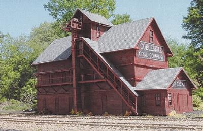 Branchline Cobleskill Coal Laser Art Kit (12 x 5 x 7-1/2) HO Scale Model Railroad Building #698