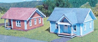 Branchline Thelma & Stanley Houses Laser-Art Kit (2) N Scale Model Railroad Building #819