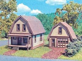 Branchline Tucson Catalog House with Garage Laser Art Kit N Scale Model Railroad Building #839 Branchline Tucson Catalog House with Garage Laser Art Kit N Scale Model Railroad Building #839