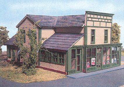 Branchline Roscoe Store Laser-Art Kit N Scale Model Railroad Building #843
