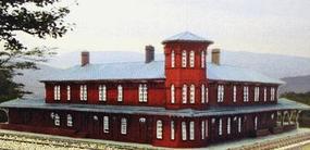 Branchline Canaan, Connecticut, Union Station Laser-Art Kit N Scale Model Railroad Building #859 Branchline Canaan, Connecticut, Union Station Laser-Art Kit N Scale Model Railroad Building #859
