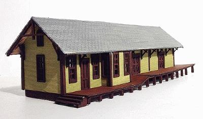 Branchline Center Hall Station Kit N Scale Model Railroad Building #863