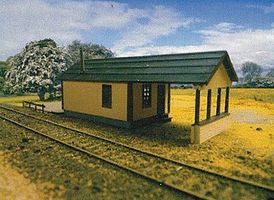 Branchline Yard Office Laser-Cut Wood Kit N Scale Model Railroad Building #879 Branchline Yard Office Laser-Cut Wood Kit N Scale Model Railroad Building #879