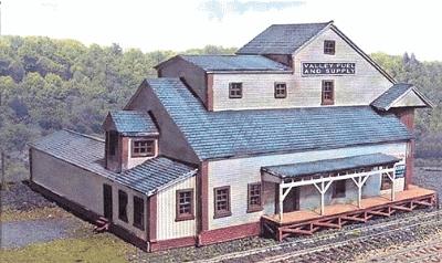 Branchline Valley Fuel Laser-Cut Wood Kit N Scale Model Railroad Building #893
