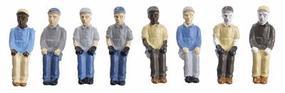 Broadway Engineer & Fireman Figure Set Styles A-H pkg(8) HO Scale Model Train Accessory #1008 Broadway Engineer & Fireman Figure Set Styles A-H pkg(8) HO Scale Model Train Accessory #1008
