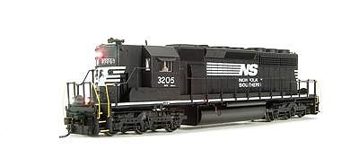 EMD SD40-2 High Hood DC Norfolk Southern #3205 HO Scale Model Train ...