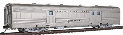Broadway California Zephyr Baggage C,B,&Q HO Scale Model Train Passenger Car #1491