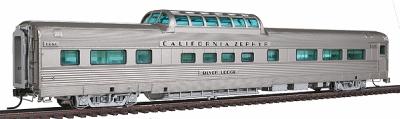 Broadway California Zephyr Vista Dome C,B,&Q #4717 HO Scale Model Train Passenger Car #1493