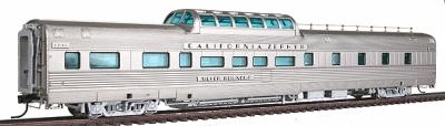 Broadway Vista Dome Dorm #252 Chicago, Burlington, & Qunicy HO Scale Model Train Passenger Car #1501