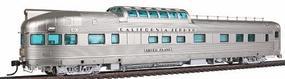 Broadway California Zephyr 1-3 Vista Dome Western Pacific HO Scale Model Train Passenger Car #1530 Broadway California Zephyr 1-3 Vista Dome Western Pacific HO Scale Model Train Passenger Car #1530