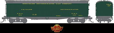 Broadway 536 Wood Express Reefer Northern Refrigerator Co. HO Scale Model Train Freight Car #1836
