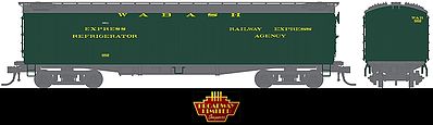 Broadway 536 Wood Express Reefer Wabash #952 HO Scale Model Train Freight Car #1847