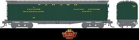 Broadway 53'6'' Wood Express Reefer Wabash #952 HO Scale Model Train Freight Car #1847