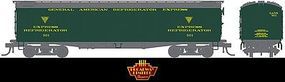 Broadway 53'6'' Wood Express Reefer Refrigerator Express HO Scale Model Train Freight Car #1854