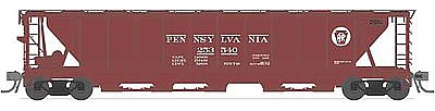 Broadway H32 5-Bay Covered Hopper Pennsylvania Railroad Set A HO Scale Model Train Freight Car #1880
