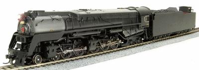 Broadway Q2 4-4-6-4 w/18,000 Gallon Tender Pennsylvania HO Scale Model Train Steam Locomotive #2069