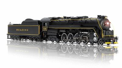 Broadway Class T-1 4-8-4 w/Sound & DCC Reading #2100 HO Scale Model Train Steam Locomotive #2144