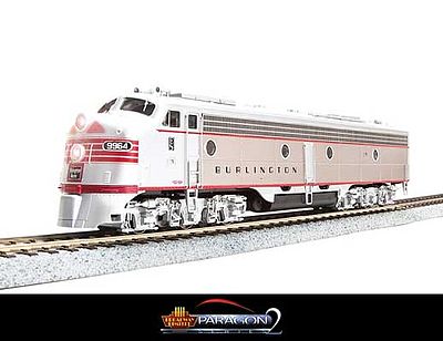 Broadway EMD E8A Chicago, Burlington & Quincy #9967 HO Scale Model Train Diesel Locomotive #2356
