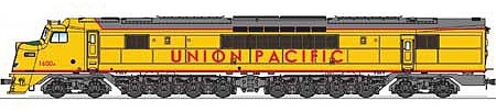 Broadway Centipede Union Pacific #1600A/1601A Set HO Scale Model Train Diesel Locomotive #2510