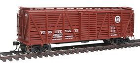 Broadway PRR K7 Stock Car w/Cattle Sound Pennsylvania Railroad HO Scale Model Train Freight Car #2526 Broadway PRR K7 Stock Car w/Cattle Sound Pennsylvania Railroad HO Scale Model Train Freight Car #2526