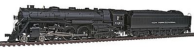 Broadway J1d Hudson 4-6-4 w/PT-4 Tender New York Central HO Scale Model Train Steam Locomotive #2581