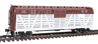 Broadway PRR K7 Stock Car Canadian Pacific (oxide, white) HO Scale Model Train Freight Car #2690