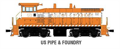 Broadway EMD SW1500 w/Sound & DCC US Pipe & Foundry #53 HO Scale Model Train Diesel Locomotive #2862