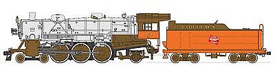 Broadway USRA Light Pacific 4-6-2 Milwaukee Road #171 HO Scale Model Train Steam Locomotive #2930