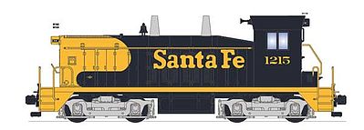 Broadway EMD NW2 DCC Santa Fe #1215 Warbonnet blue yellow HO Scale Model Train Diesel Locomotive #2944