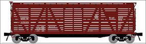 Broadway K7 Stock Car Milwaukee Road with Sound N Scale Model Train Freight Car #3360 Broadway K7 Stock Car Milwaukee Road with Sound N Scale Model Train Freight Car #3360