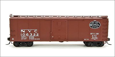 Broadway Steel Boxcar New York Central Gothic (4) N Scale Model Train Freight Car #3404