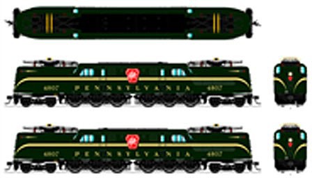 Broadway GG1 Electric Pennsylvania RR #4807 DCC N Scale Model Train Electric Locomotive #3446