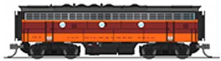 Broadway EMD F7A Milwaukee Road #84C DCC N Scale Model Train Diesel Locomotive #3525