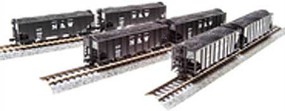 Broadway N H2a 3-Bay Hopper, N&W 24'' Lettering Pack E (6) Broadway N H2a 3-Bay Hopper, N&W 24'' Lettering Pack E (6)