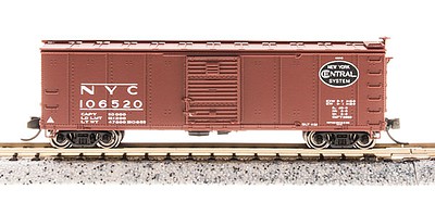 Broadway Steel Boxcar New York Central #103634 N Scale Model Train Freight Car #3666